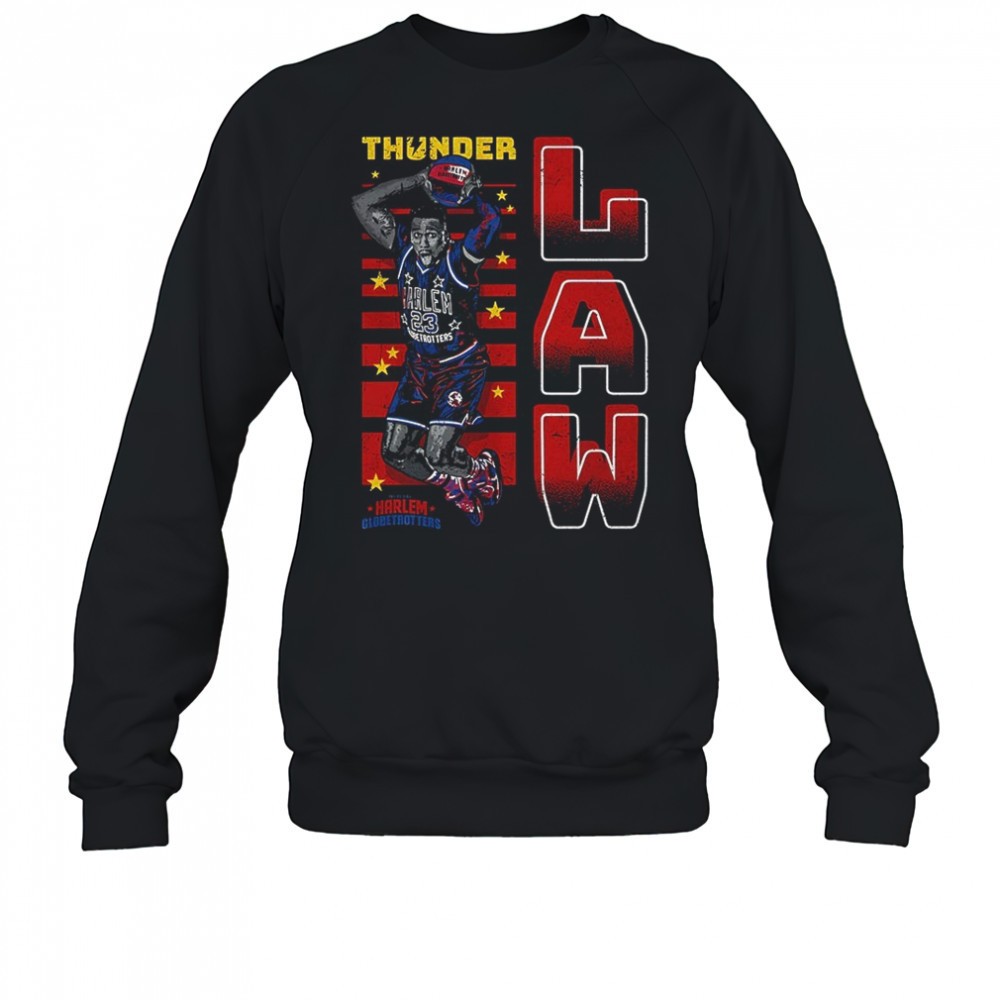 thunder-law-harlem-globetrotters-jam-shirt-kvod4d8d Thunder Law Harlem Globetrotters Jam shirt