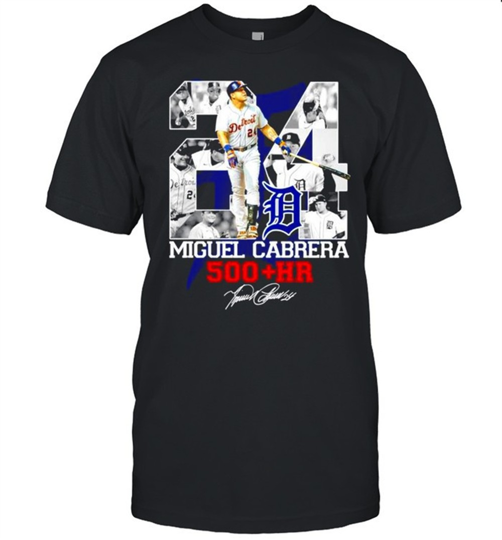 tiger-detroit-miguel-cabrera-500-hr-signature-shirt-85w6p0xi Tiger Detroit Miguel Cabrera 500 HR signature shirt
