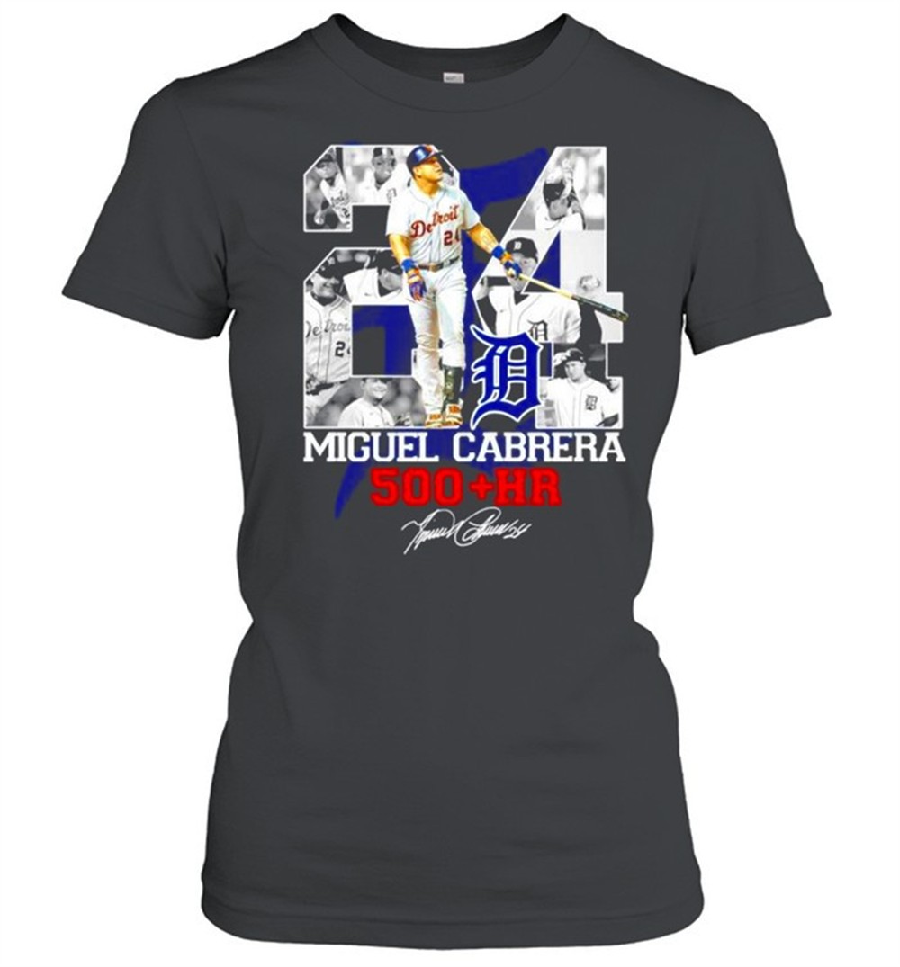 tiger-detroit-miguel-cabrera-500-hr-signature-shirt-85w6p0xi Tiger Detroit Miguel Cabrera 500 HR signature shirt