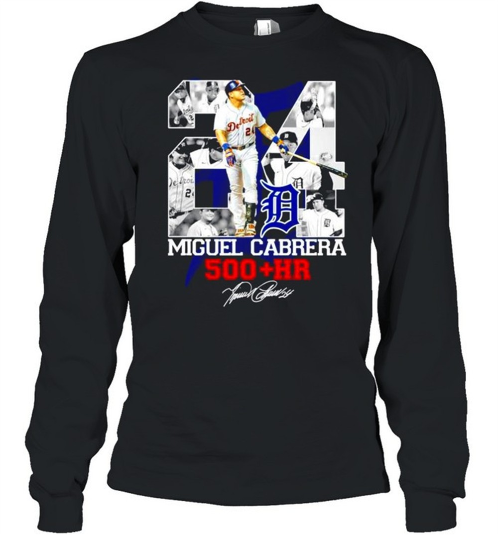tiger-detroit-miguel-cabrera-500-hr-signature-shirt-85w6p0xi Tiger Detroit Miguel Cabrera 500 HR signature shirt