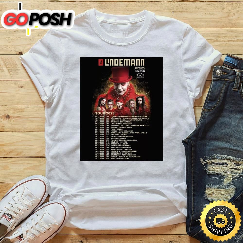 Till Lindemann Ich hasse Kinder Tour 2025 shirt