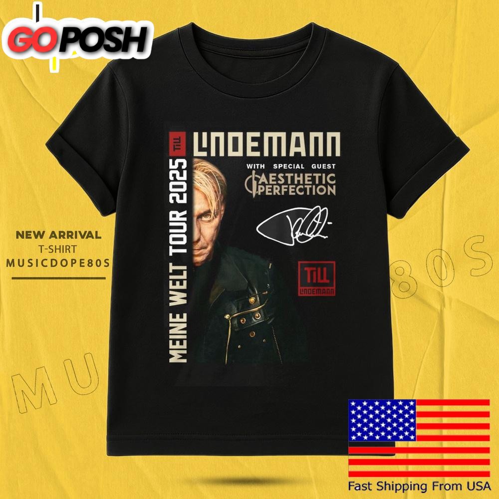 Till Lindemann Meine Welt Tour 2025 T Shirt