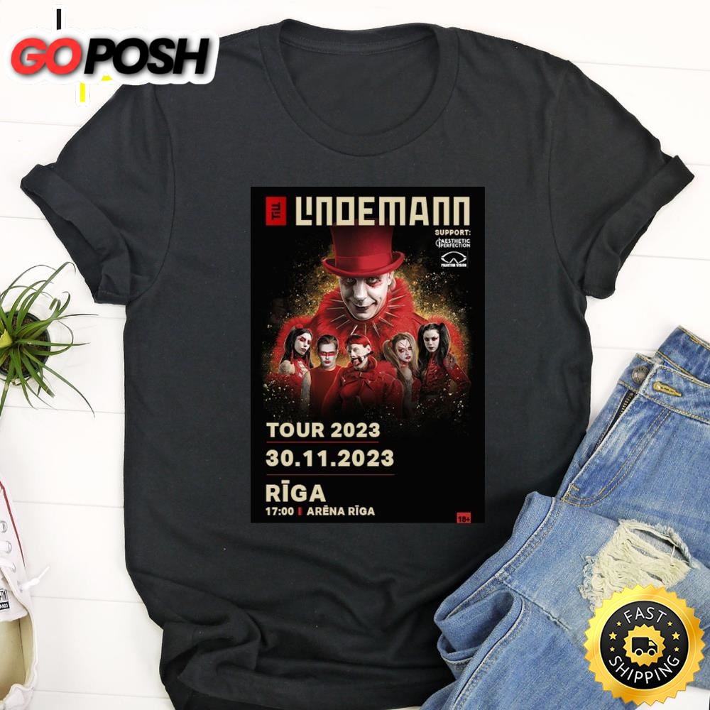 Till Lindemann World Tour 2025 Latvia unisex shirt