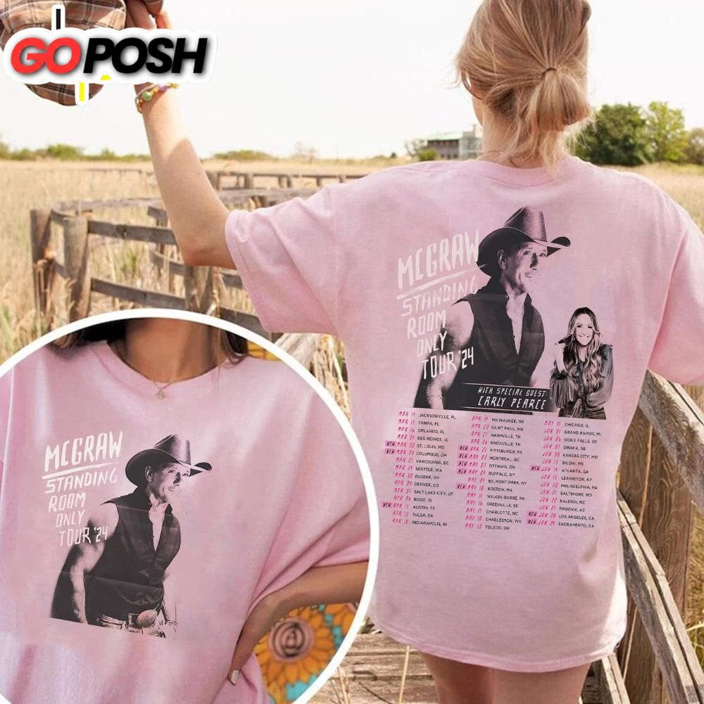 Tim Mcgraw 2024 Tour Standing Room Only T-Shirt