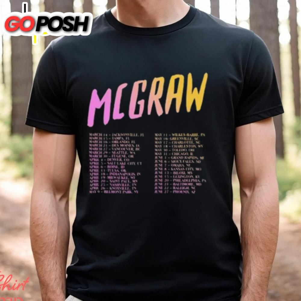 Tim Mcgraw 2025 Tour Standing Room Only Unisex Shirt