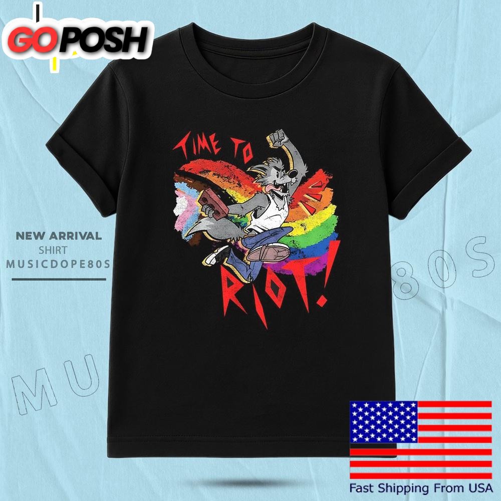Time To Riot Pride Month T Shirt