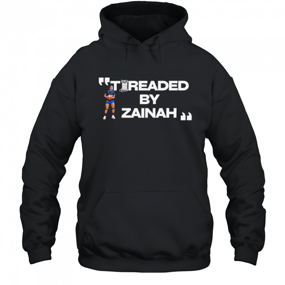 Tireaded by Zainah basketball shirt