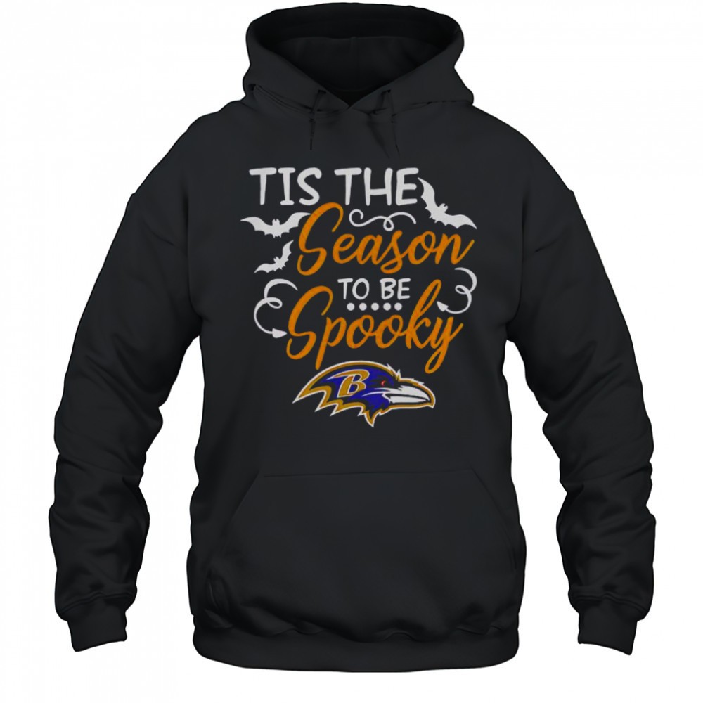 Tis The Season To Be Spooky Baltimore Ravens T-Shirt
