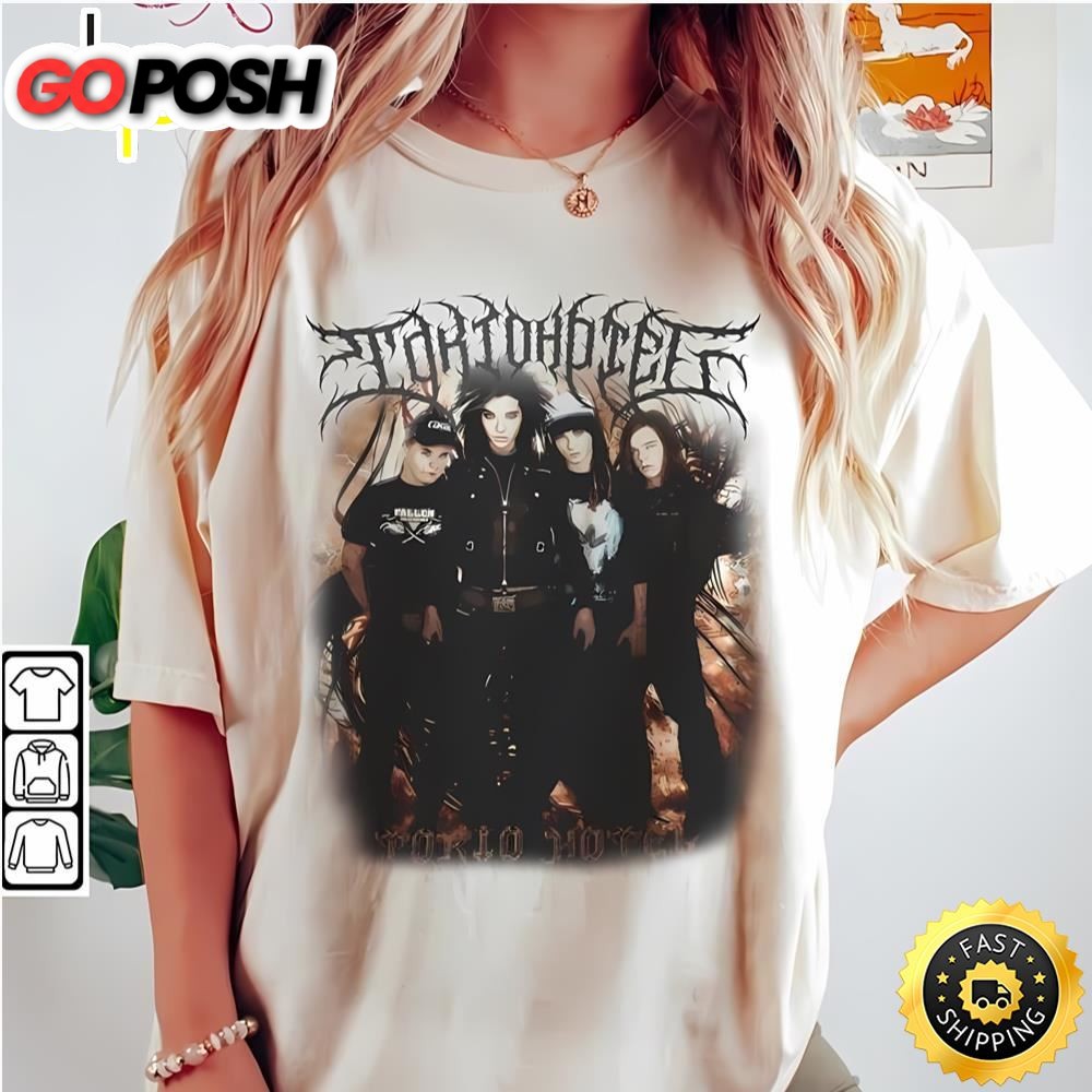Tokio Hotel Band Black Metal Music Shirt 1 Beyond The World Tour 2025 Roxy Theatre Signature T-Shirt