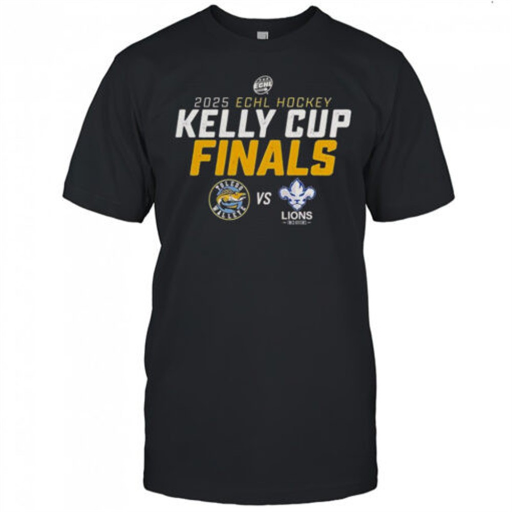 toledo-walleye-vs-trois-rivieres-lions-2025-kelly-cup-finals-boost-matchup-t-shi-muqqpt6w Toledo Walleye Vs Trois-Rivieres Lions 2025 Kelly Cup Finals Boost Matchup T-Shirt