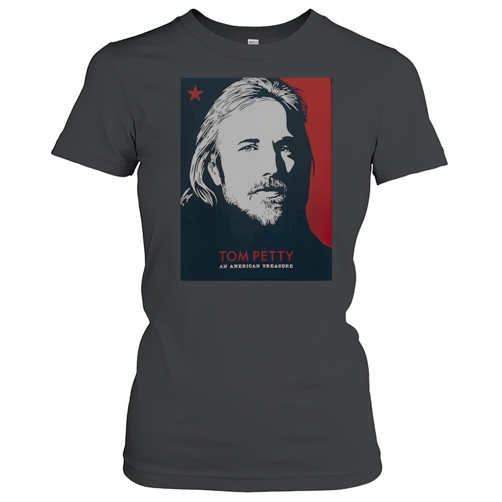 tom-petty-an-american-treasure-lost-found-blue-and-red-version-t-shirt-qfd6povy Tom Petty An American Treasure Lost Found Blue And Red Version T-Shirt