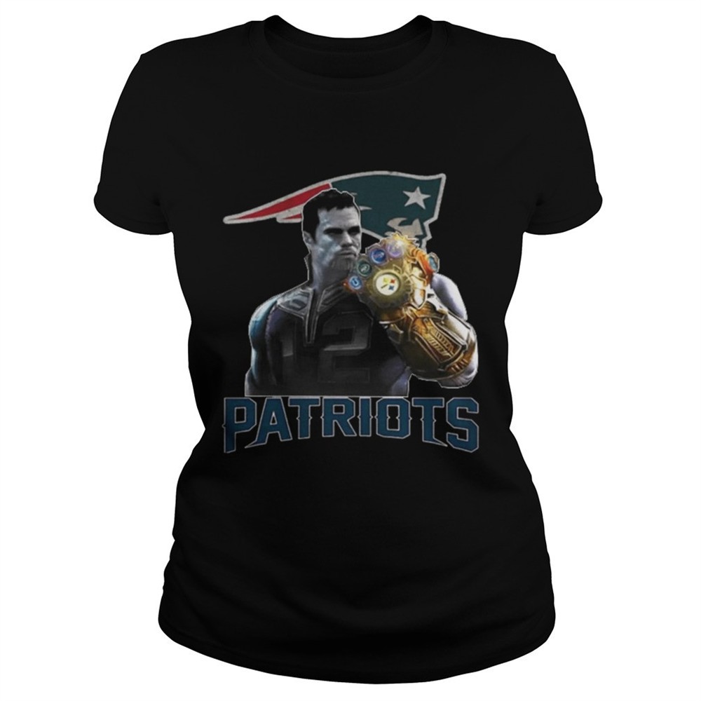 TomBrady Thanos infinity gauntlet Patriots Shirt