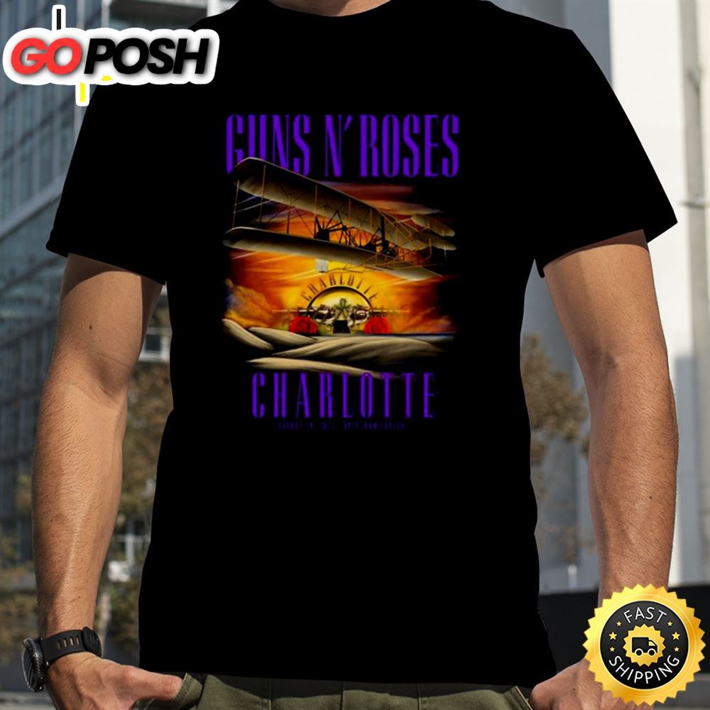 Tonight We Hit Charlotte August 29th 2025 Spectrum Center Guns N Roses Tour Fan Gifts T-Shirt