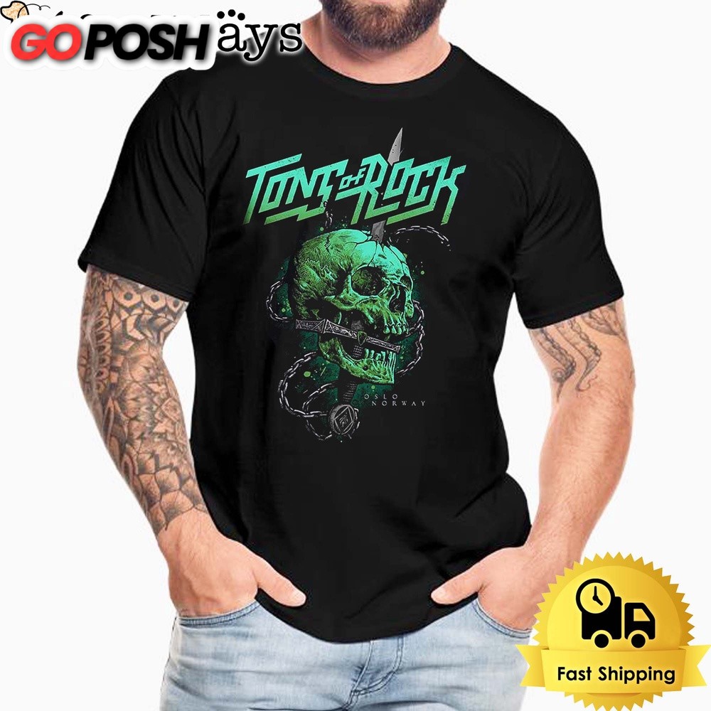 Tons Of Rock Metal Rock Festival 2024 In Oslo Norway The Sword And The Skull Artwork Unisex T-Shirt