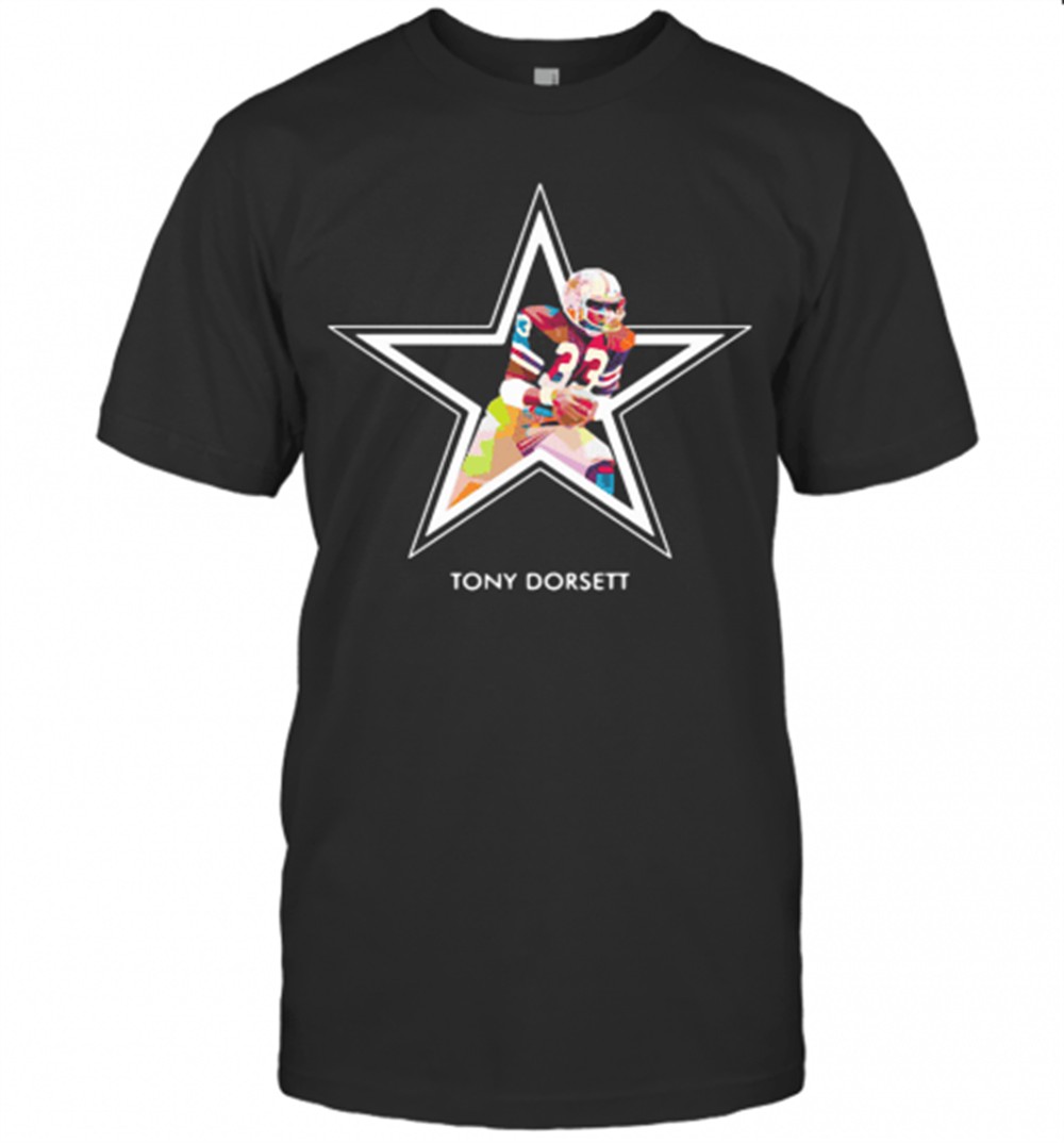 Tony dorsett 33 dallas cowboys football art shirt T-Shirt