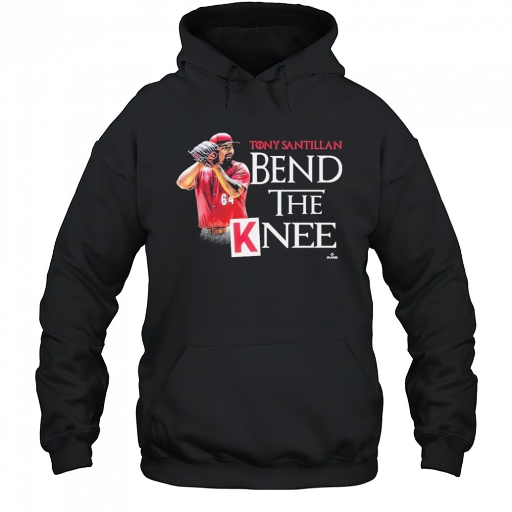 Tony Santillan Bend The Knee Cincinnati Reds T-shirt