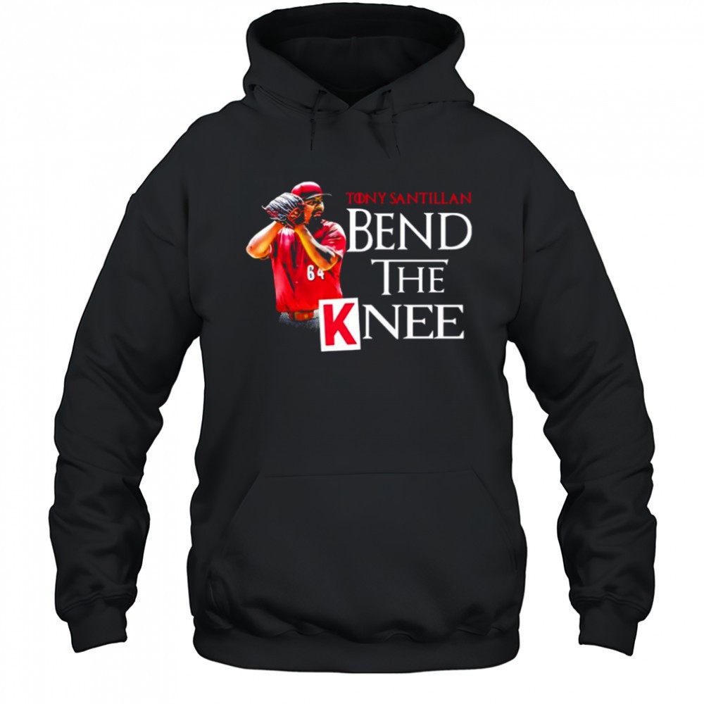 Tony Santillan Bend the Knee strikeout pitcher baseball sports shirt
