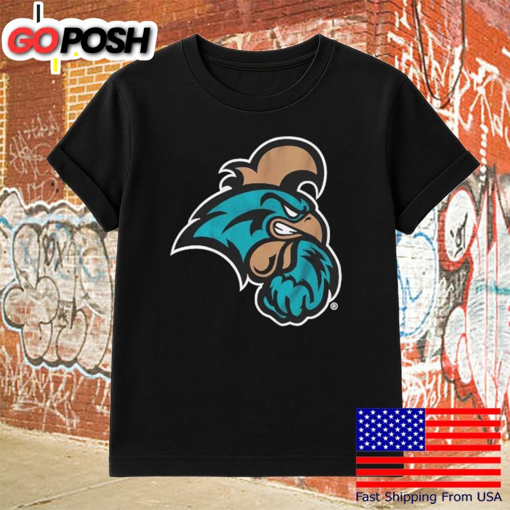 Top Coastal Carolina Chanticleers Primary Logo T-Shirt
