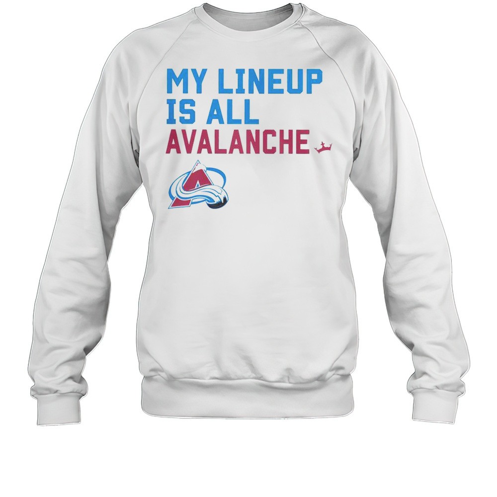 Top Colorado Avalanche My Lineup T-Shirt