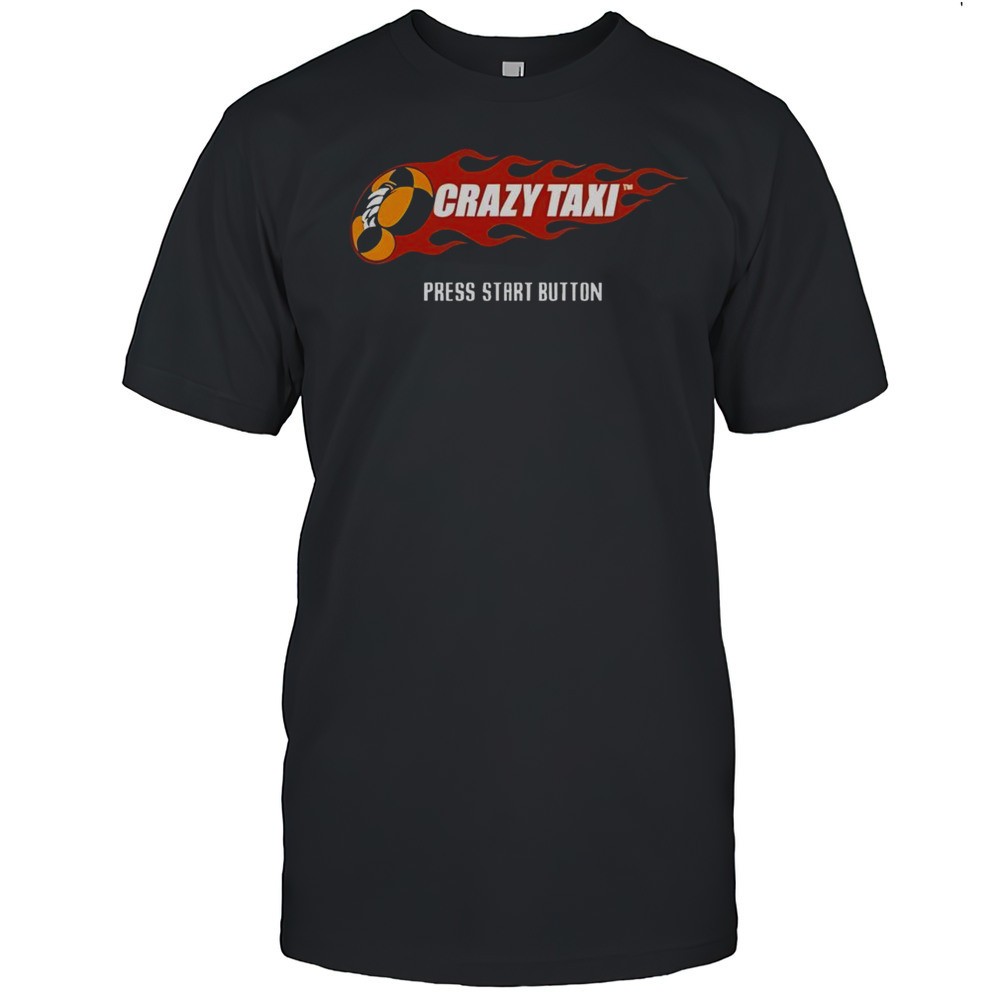 top-crazy-taxi-press-start-button-t-shirt-mt4437qt Top Crazy Taxi Press Start Button T-Shirt