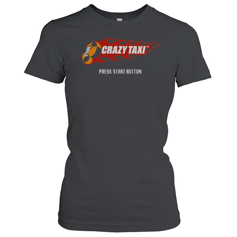 top-crazy-taxi-press-start-button-t-shirt-mt4437qt Top Crazy Taxi Press Start Button T-Shirt