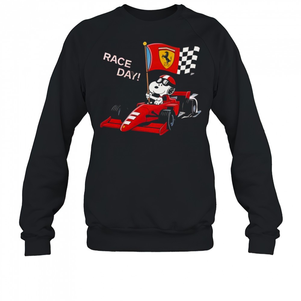 top-ferrari-snoopy-f1-race-day-t-shirt-qjh0fony Top Ferrari Snoopy F1 Race Day T-Shirt