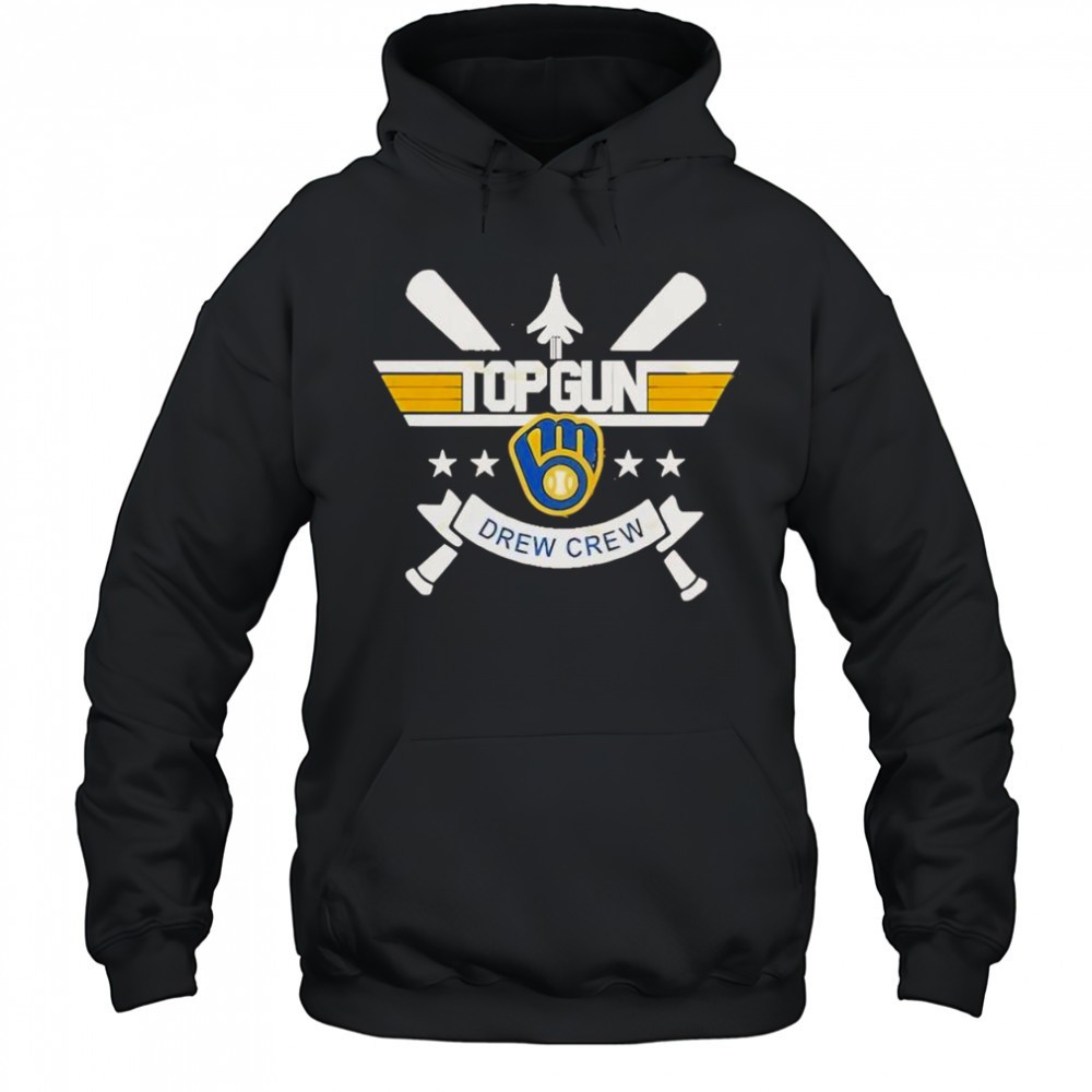 Top Gun Milwaukee Brewers Drew Crew 2025 T-Shirt