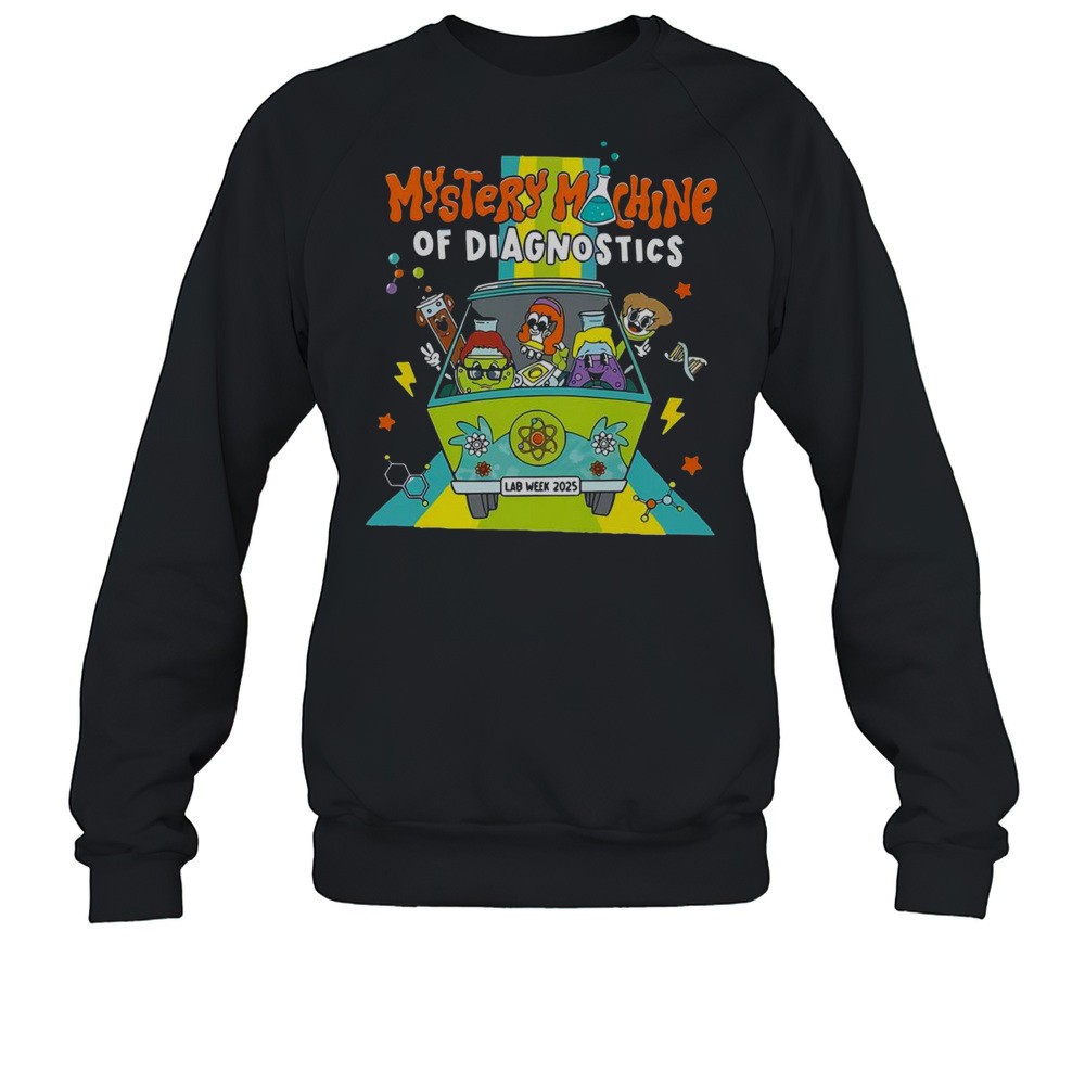 Top Mystery Machine Of Diagnostics Lab Tech Lab Week 2025 T-Shirt