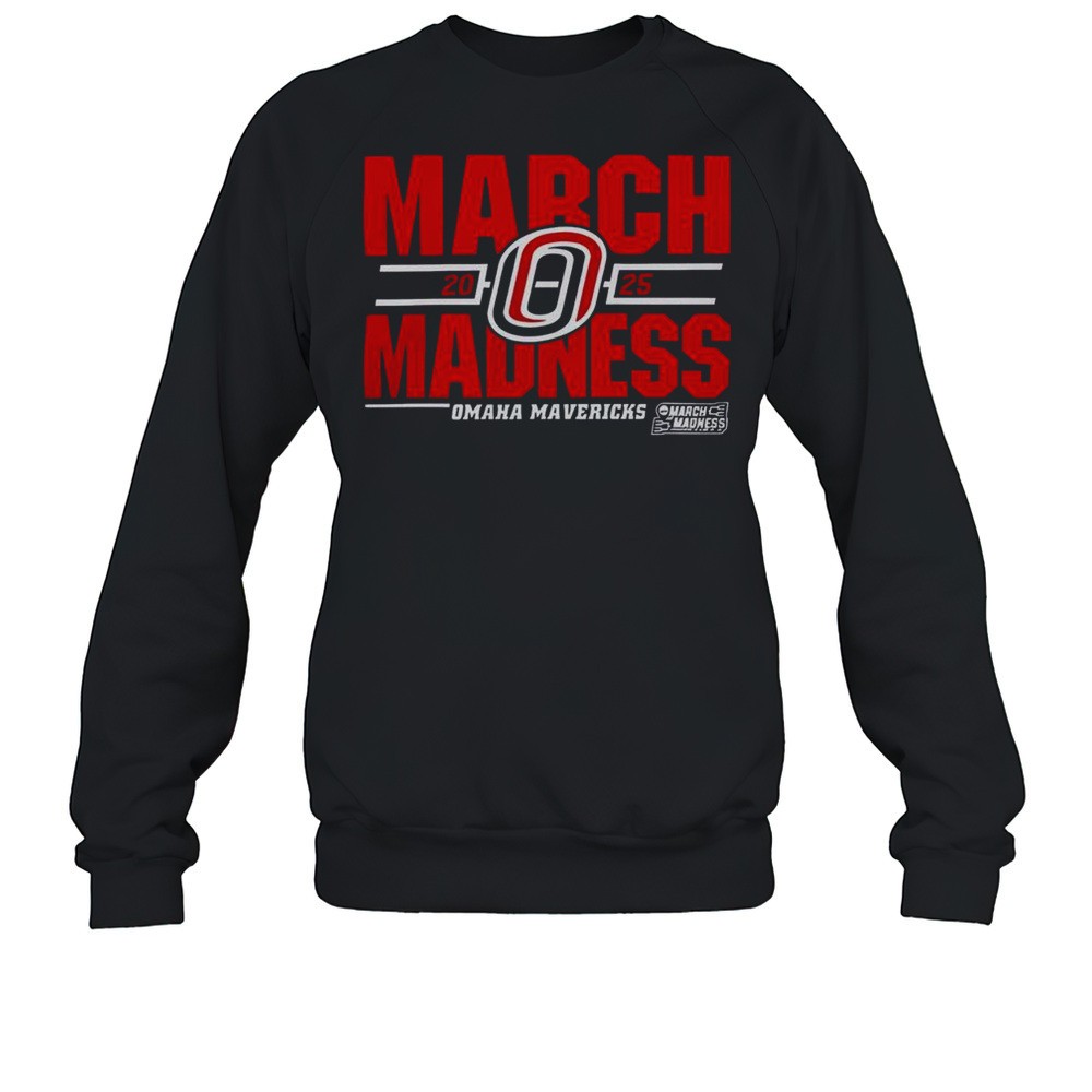 Top Omaha Mavericks 2025 March Madness D1 Mens BasketBall T-Shirt