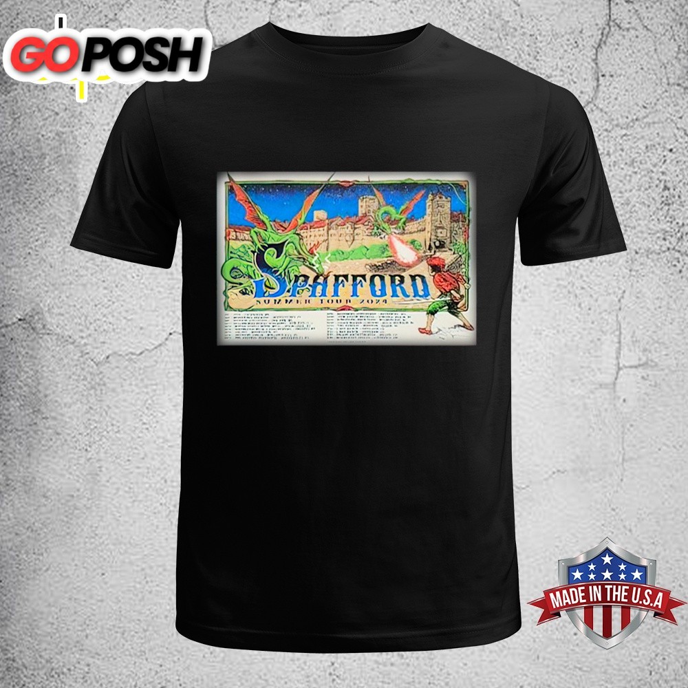 Top Spafford Summer Tour 2025 Music Poster Unisex T-Shirt