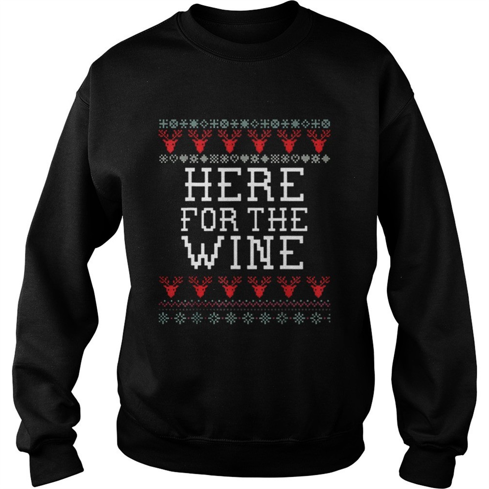 Top Wine Funny Holiday Ugly Christmas shirt