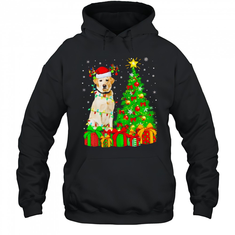 Top Xmas Holiday Santa Labrador Retriever Dog Christmas shirt