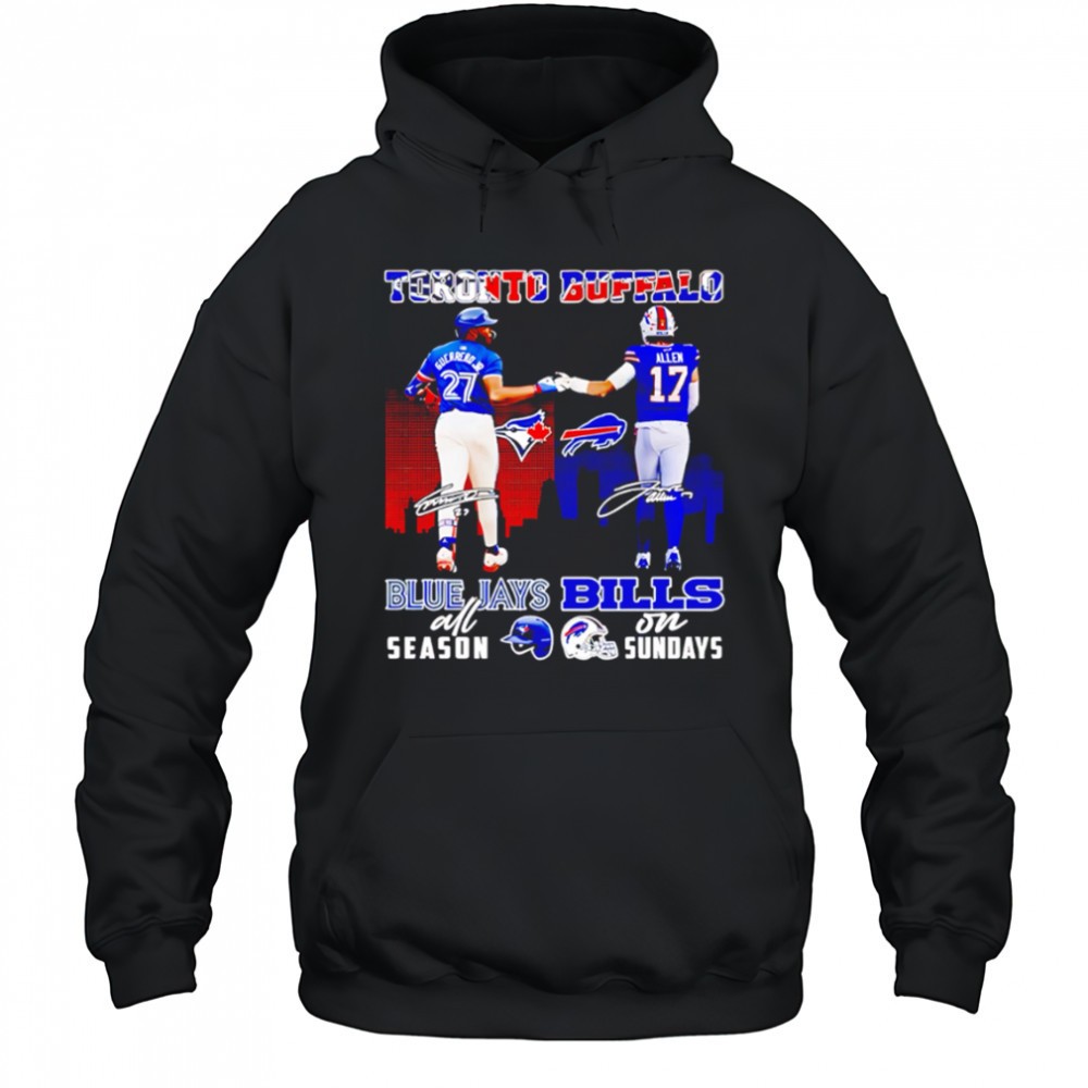 Toronto Blue Jays All Season x Buffalo Bills On Sunday Signature shirt