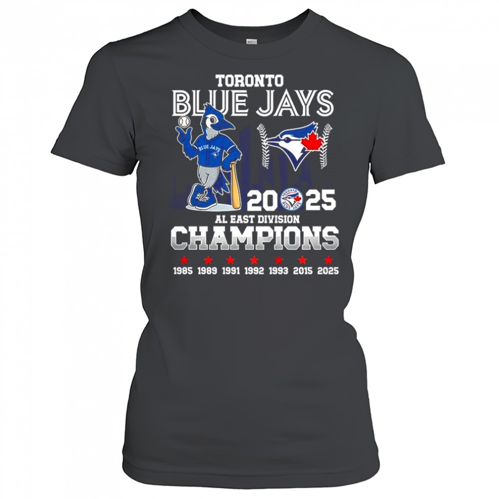 toronto-blue-jays-baseball-al-east-division-champions-2025-mascot-shirt-zwi9ssqt Toronto Blue Jays baseball AL East division Champions 2025 mascot shirt