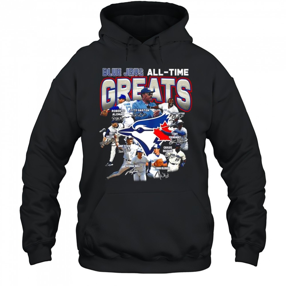 Toronto Blue Jays baseball All tiem greats player signature shirt