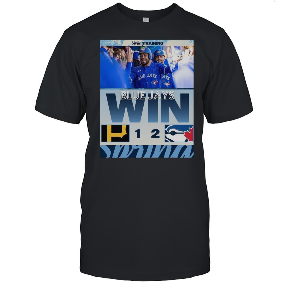toronto-blue-jays-baseball-win-2-1-pittsburgh-pirates-final-score-mlb-spring-tra-vzosierz Toronto Blue Jays Baseball Win 2-1 Pittsburgh Pirates Final Score MLB Spring Training Mar 23 2025 T-shirt