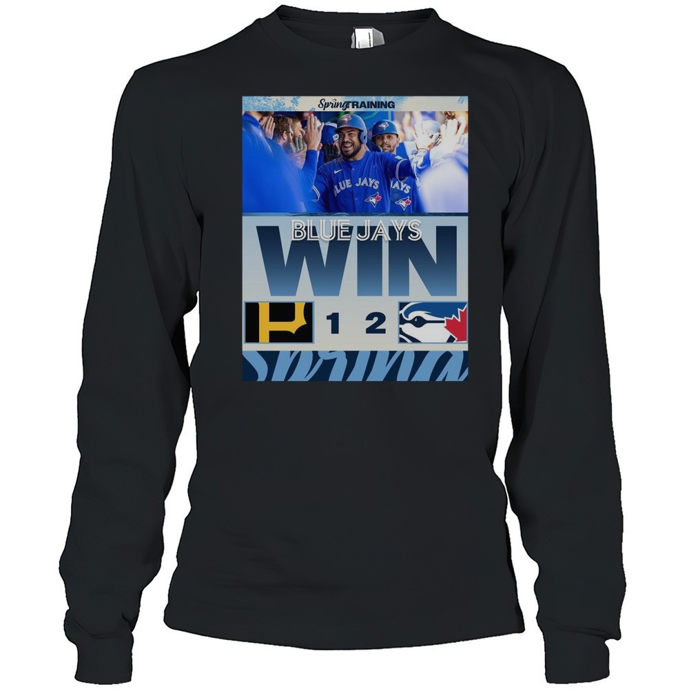 toronto-blue-jays-baseball-win-2-1-pittsburgh-pirates-final-score-mlb-spring-tra-vzosierz Toronto Blue Jays Baseball Win 2-1 Pittsburgh Pirates Final Score MLB Spring Training Mar 23 2025 T-shirt