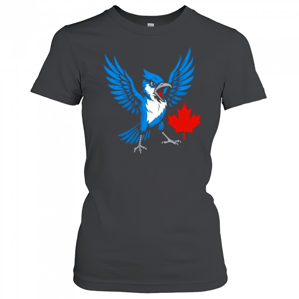 toronto-blue-jays-canadian-blue-jay-bird-red-maple-leaf-logo-shirt-ekaz1jm4 Toronto Blue Jays Canadian Blue Jay bird red maple leaf logo shirt