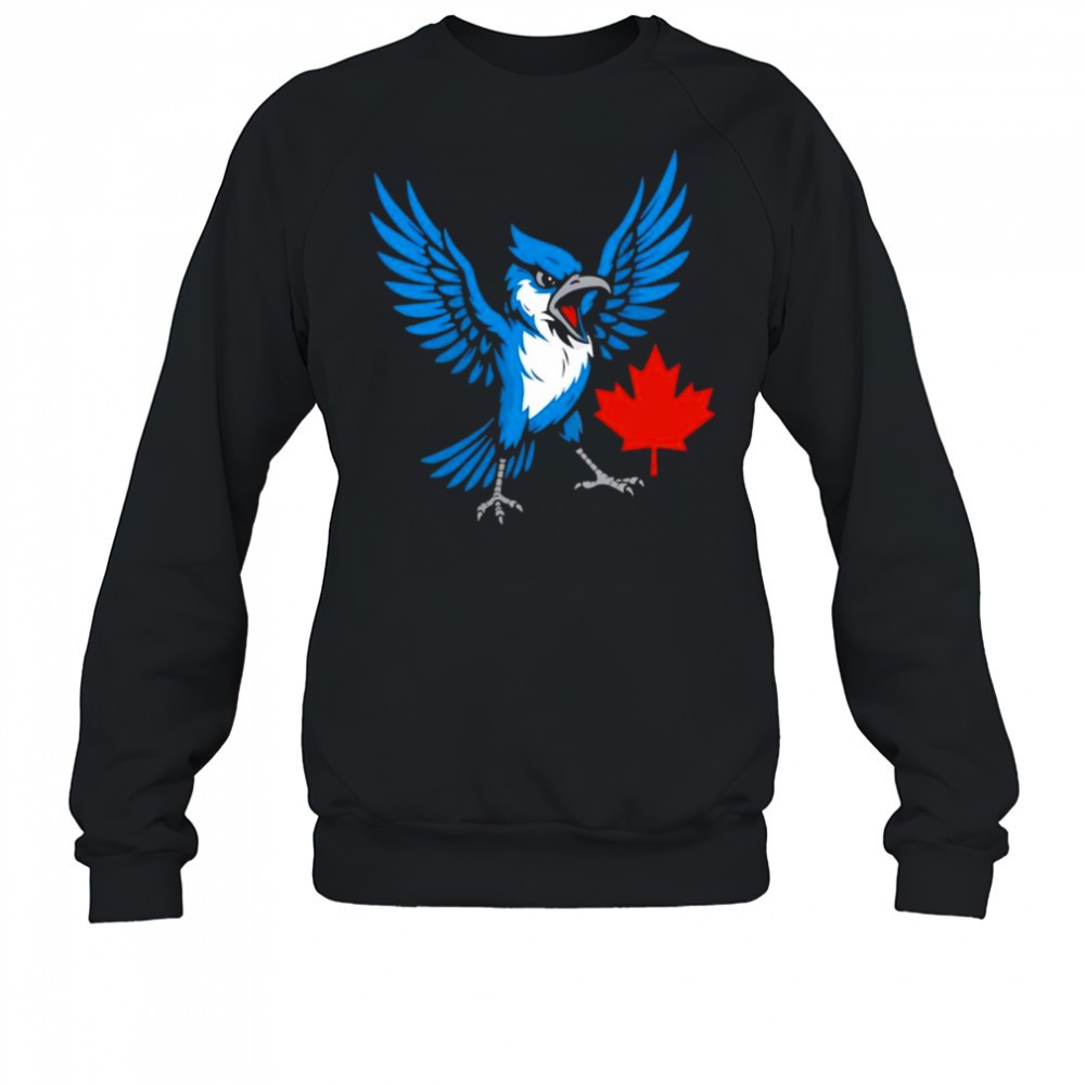toronto-blue-jays-canadian-blue-jay-bird-red-maple-leaf-logo-shirt-ekaz1jm4 Toronto Blue Jays Canadian Blue Jay bird red maple leaf logo shirt