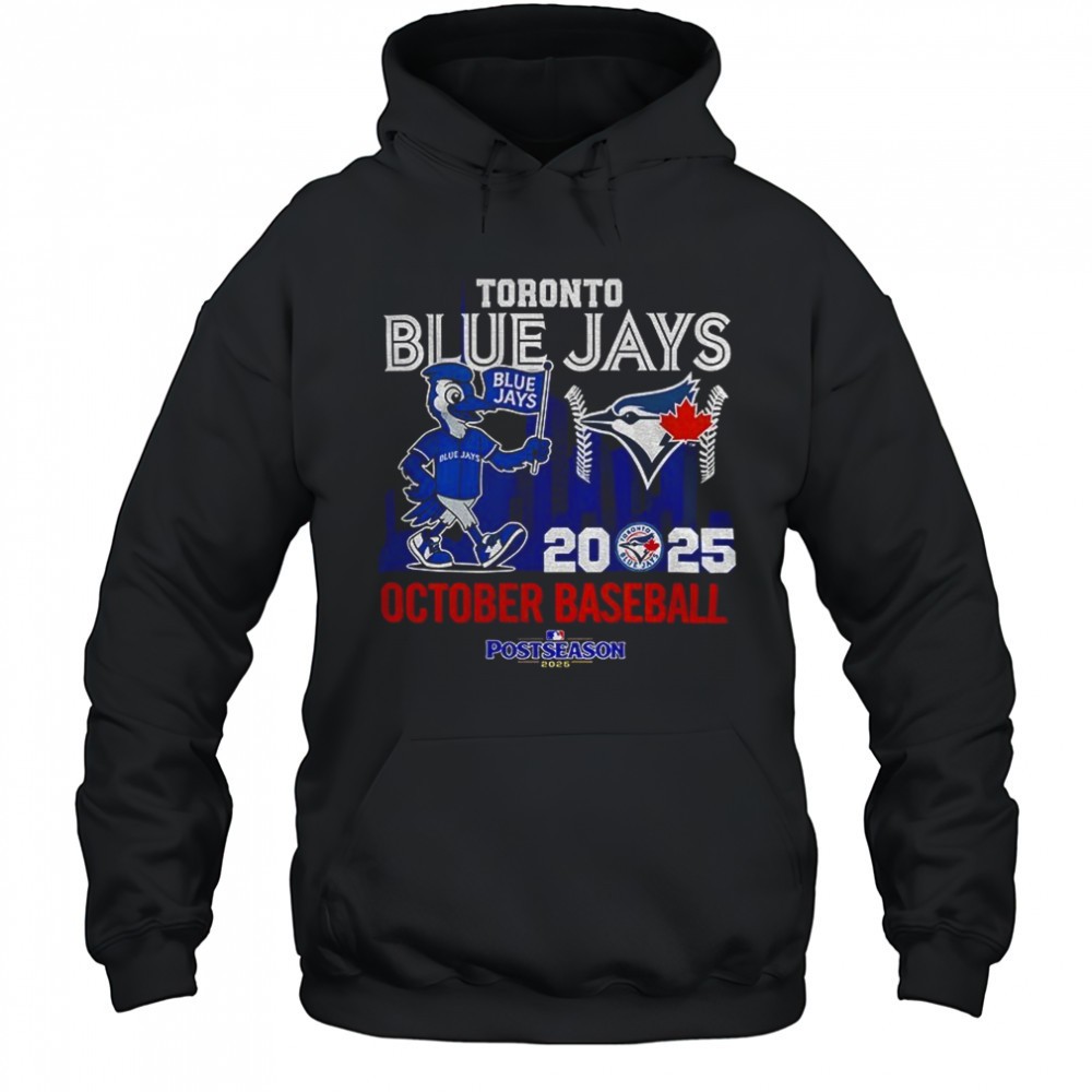 Toronto Blue Jays October Baseball City Skyline Postseason 2025 shirt