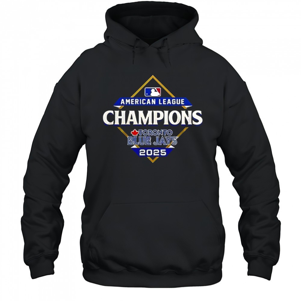 Toronto Blue Jays we are so back 2025 American League Champions logo Double-Sided shirt