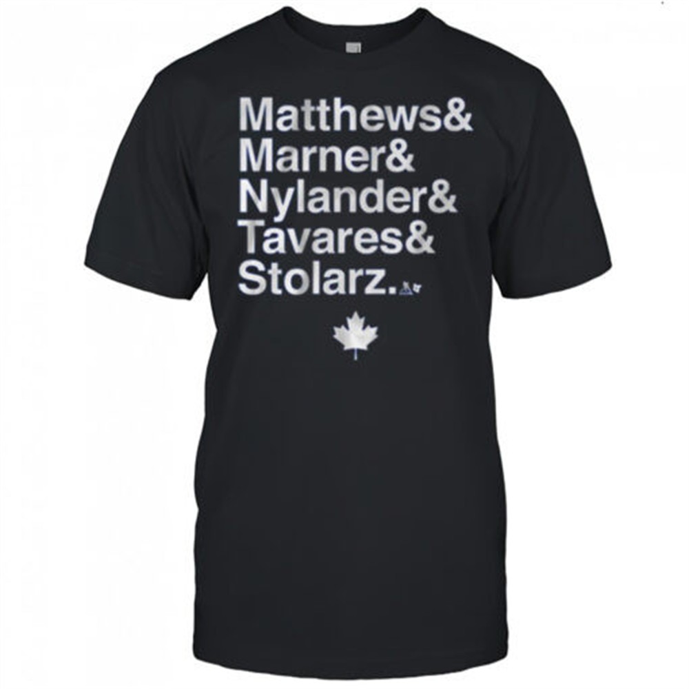 toronto-maple-leafs-hockey-matthews-and-marner-and-nylander-and-tavares-stolar-hhzt0aj0 Toronto Maple Leafs Hockey Matthews and Marner and Nylander and Tavares & Stolarz t-shirt