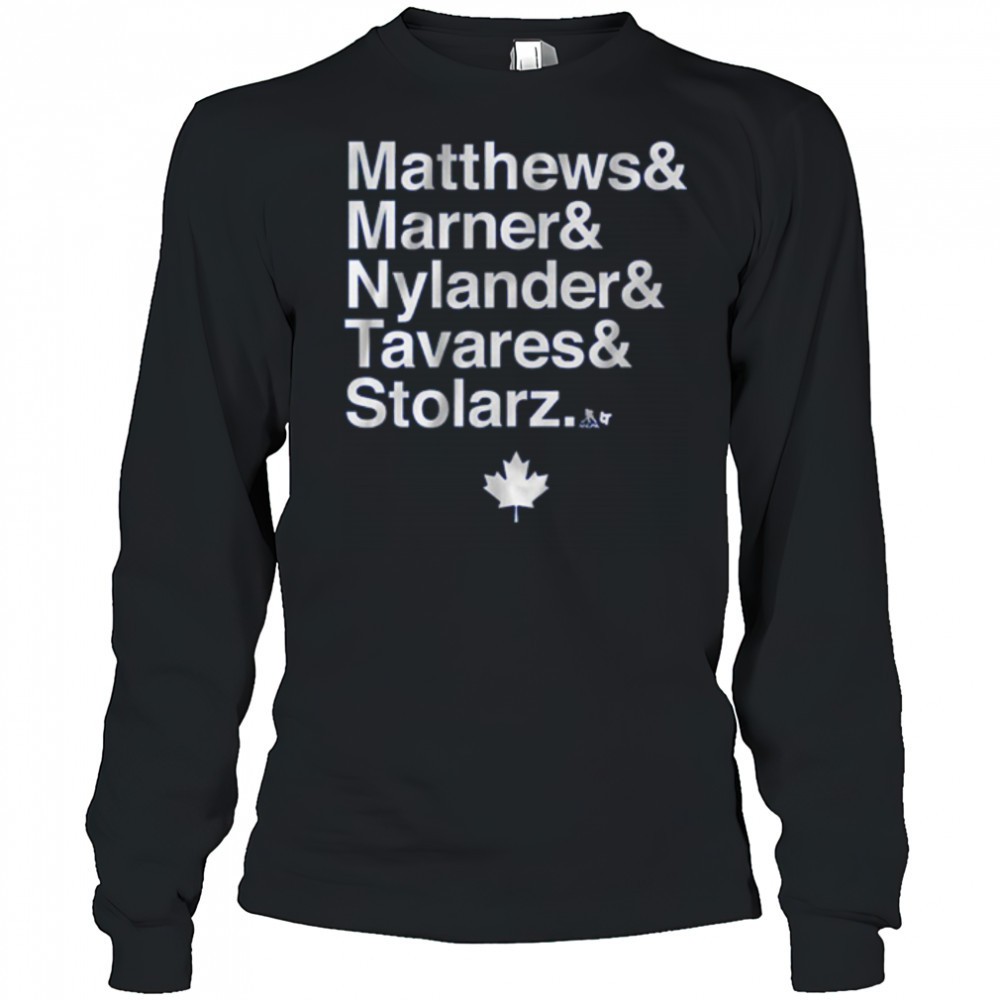 toronto-maple-leafs-hockey-matthews-and-marner-and-nylander-and-tavares-stolar-hhzt0aj0 Toronto Maple Leafs Hockey Matthews and Marner and Nylander and Tavares & Stolarz t-shirt