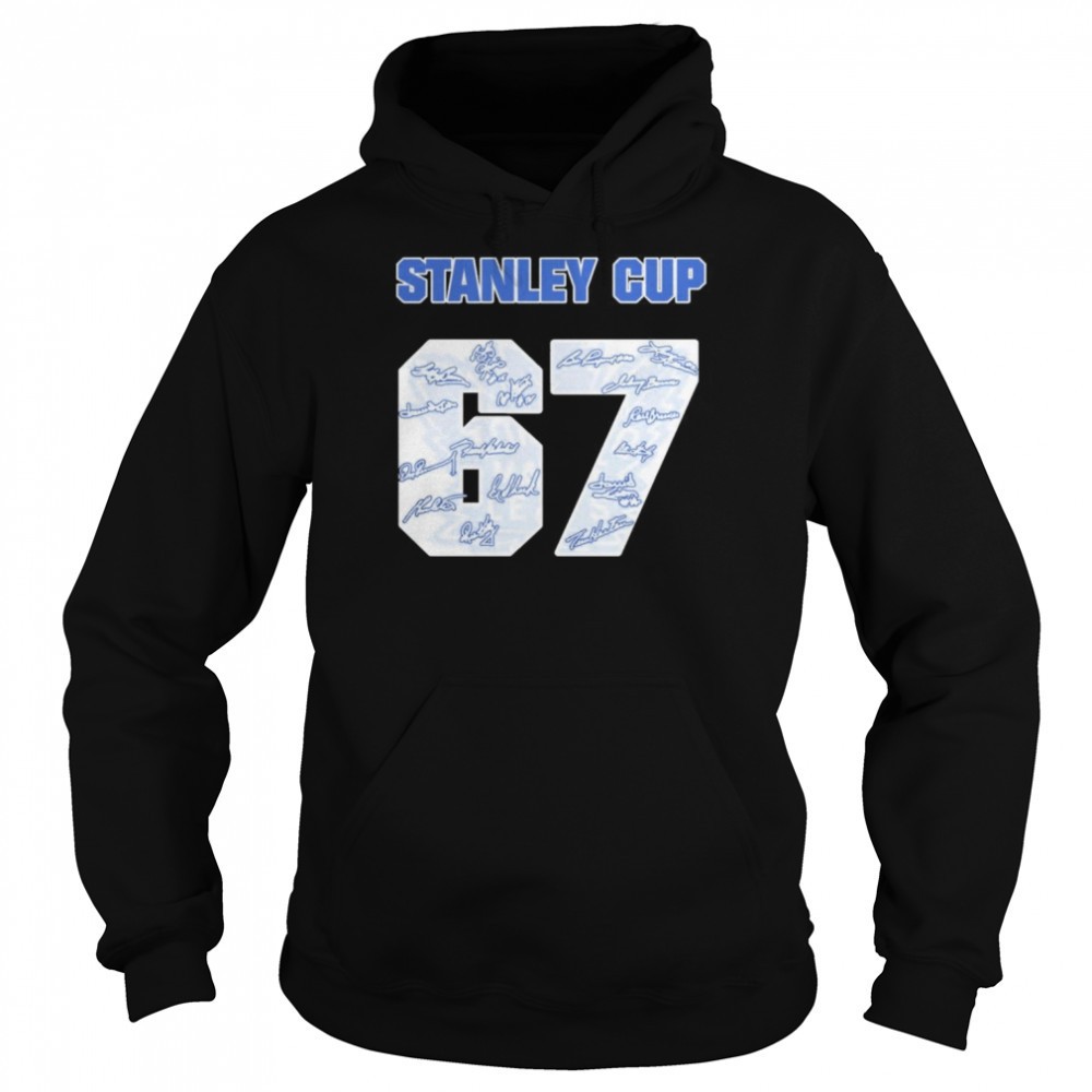 Toronto Maple Leafs Stanley Cup 67 Signatures Shirt