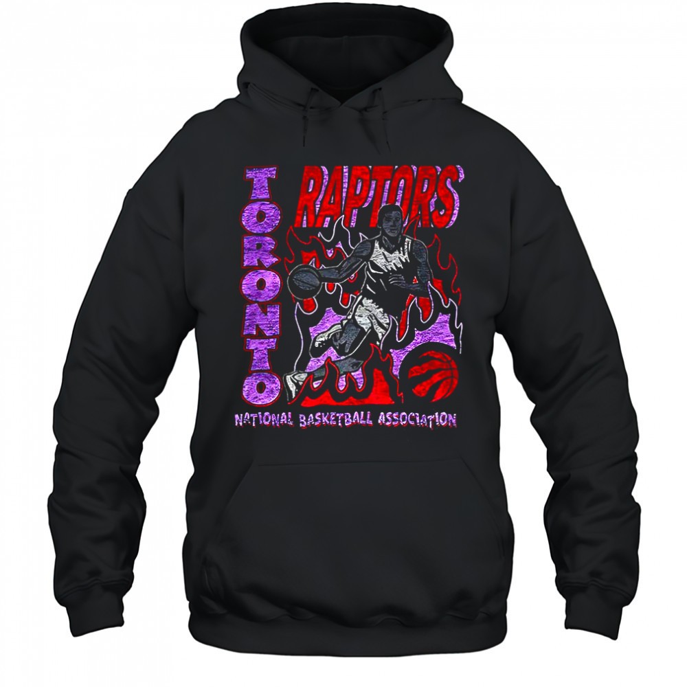 Toronto Raptors National Basketball Association burning player graphic shirt