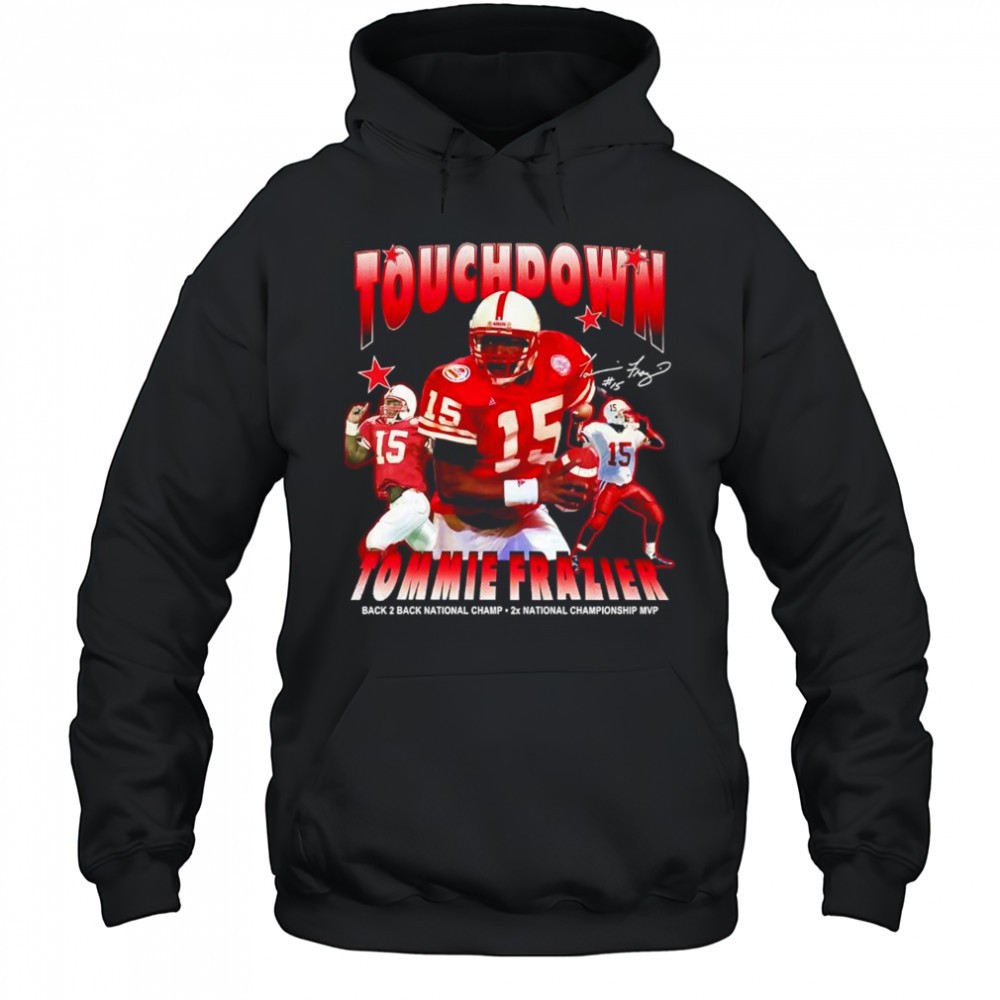 Touchdown Tommie back 2 back National Champs signature shirt