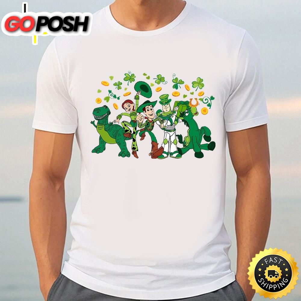 Toy Story Characters Saint Patrick T-Shirt