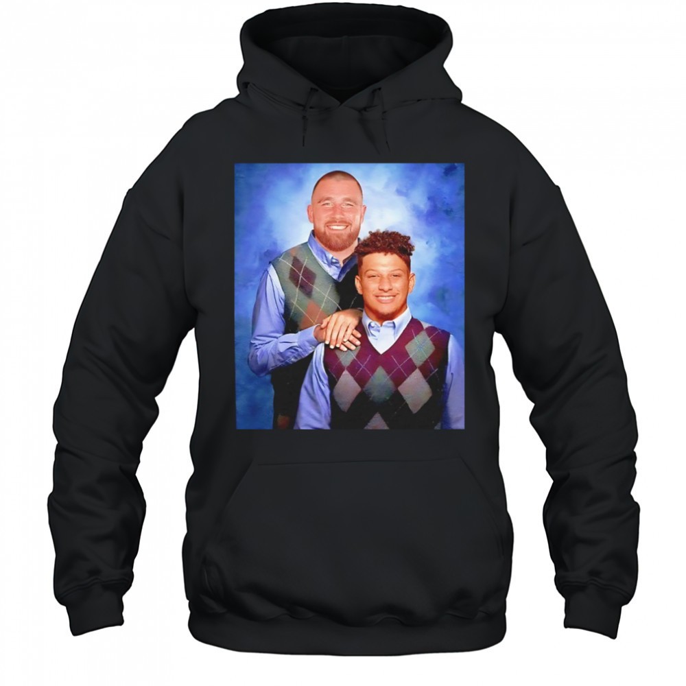Travis Kelce and Patrick Mahomes Kansas City Chiefs NFL Step Brothers shirt