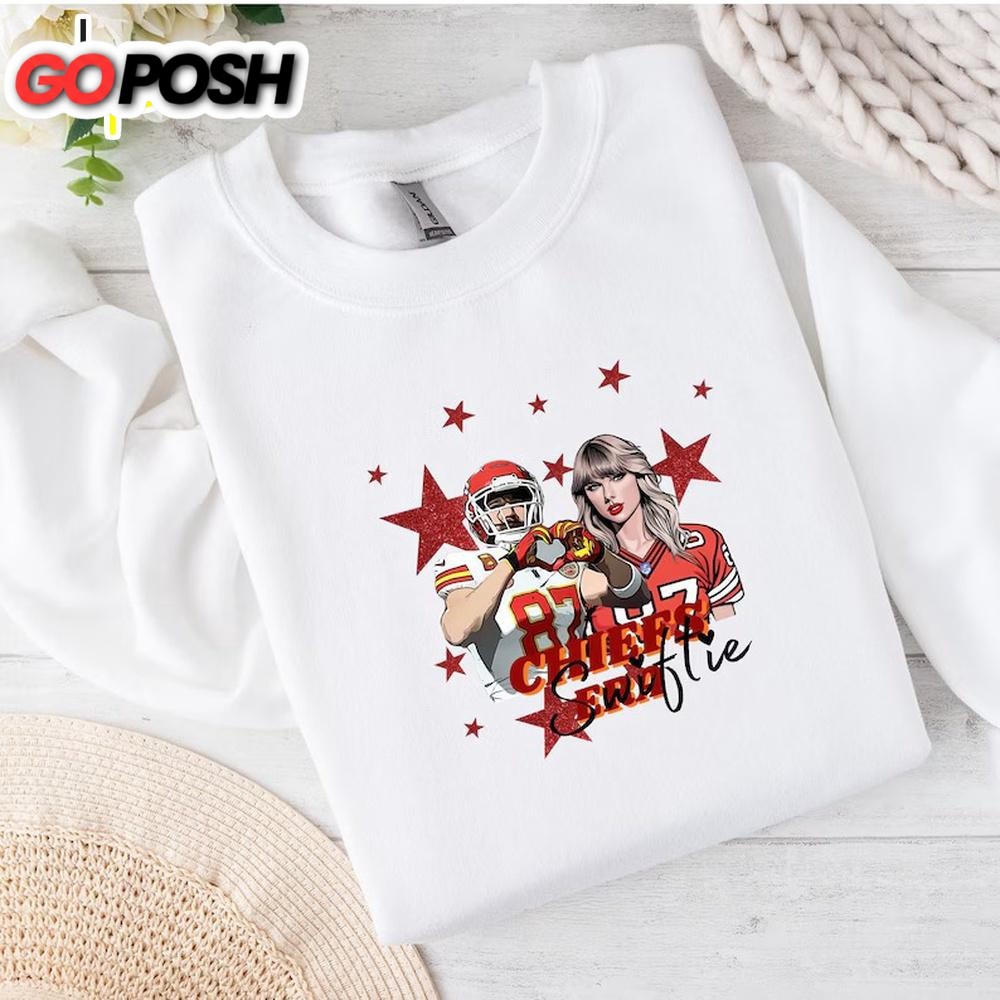 Travis Kelce Heart Hands Sweatshirt For Valentine’s Day