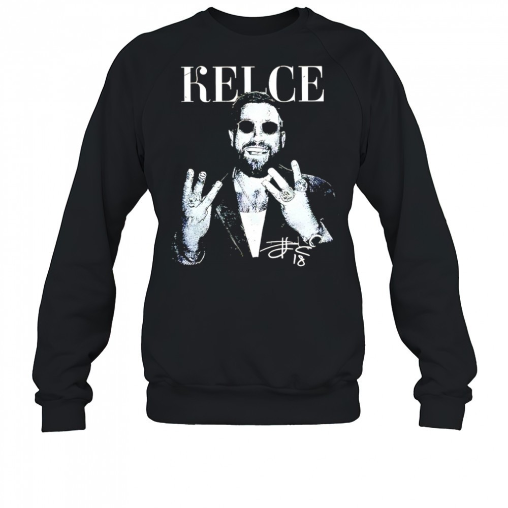 Travis Kelce Kansas City Chiefs NFL Football Game day signature shirt